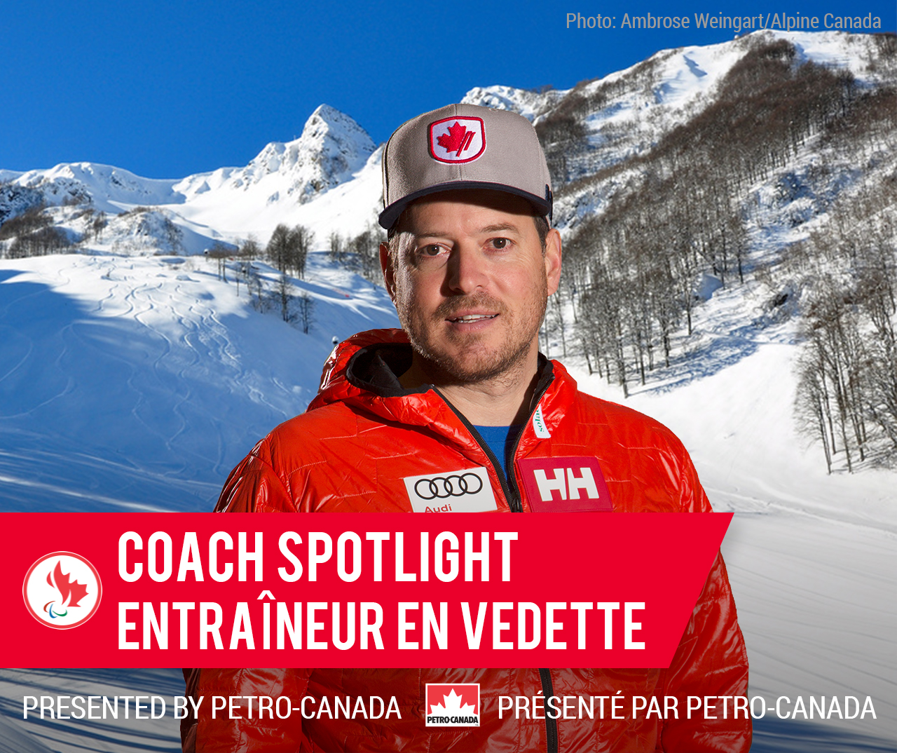 Para alpine head coach Jean-Sebastien Labrie