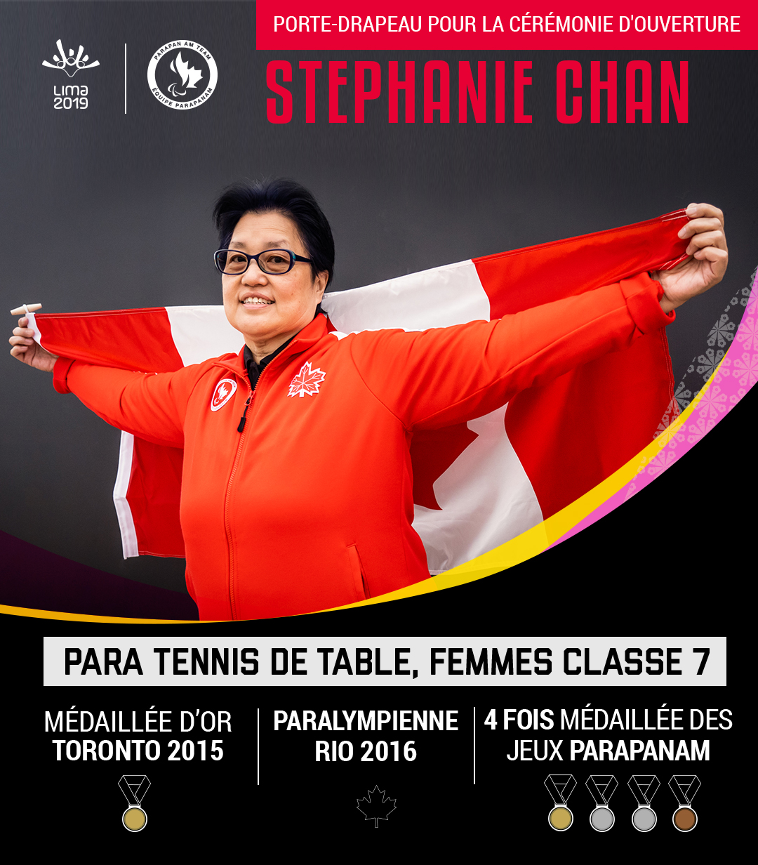 Stephanie Chan Flag Bearer Graphic