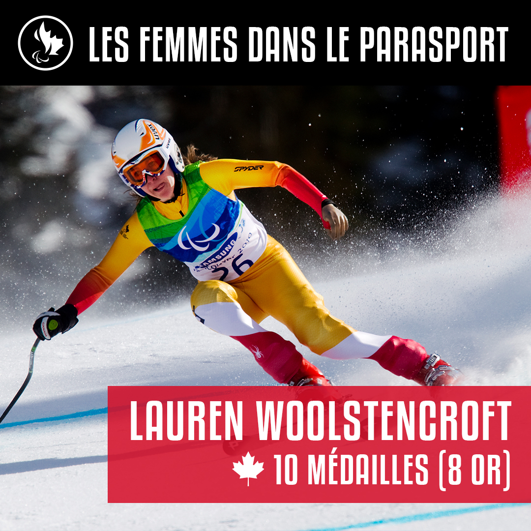 Lauren Woolstencroft a gagné 10 médailles. 