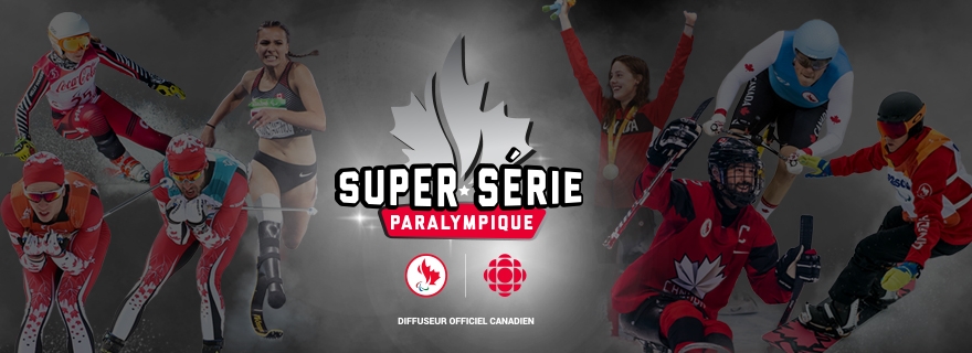 Logo du super Série avec un collage des athlètes