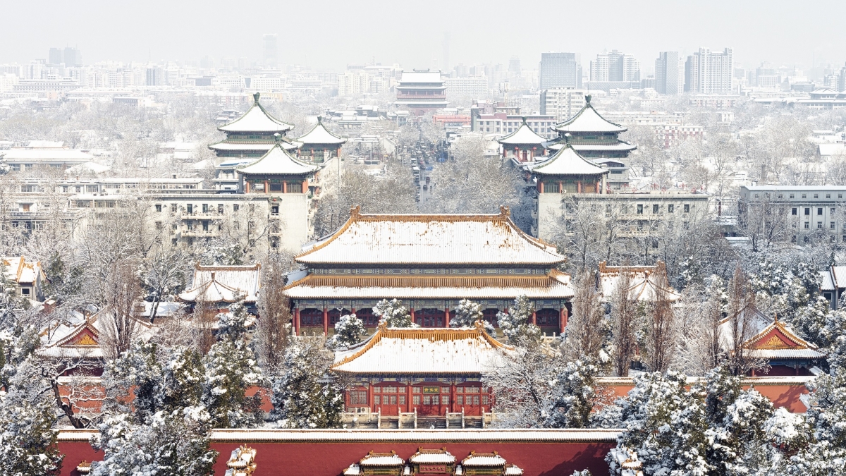 An image of Beijing in the winter 