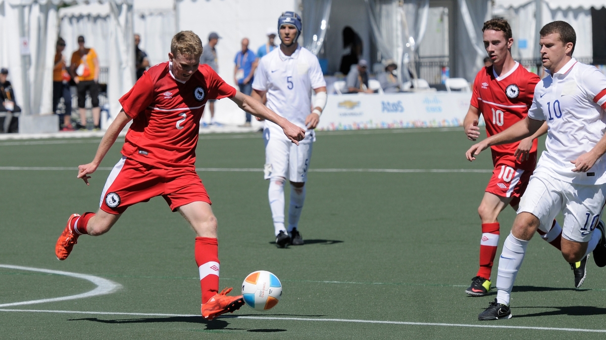 7-a-side football action at the Toronto 2015 Parapan Am Games