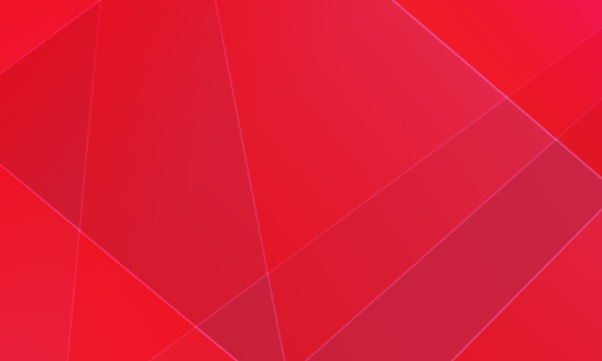 Geometric red banner