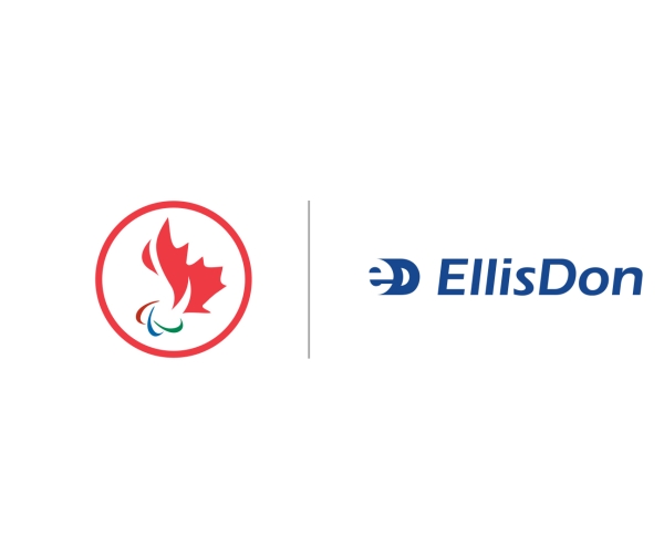 Dual logo of Canadian Paralympic Committee and EllisDon