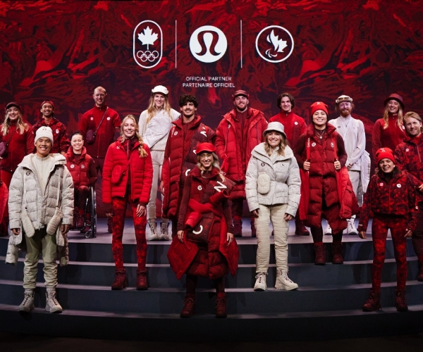 18 Olympic and Paralympic athletes modelling the Beijing 2022 Olympic and Paralympic Winter Games lululemon athlete kit