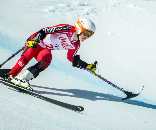 Skier para-alpin Frederique Turgeon à PyeongChang 2018