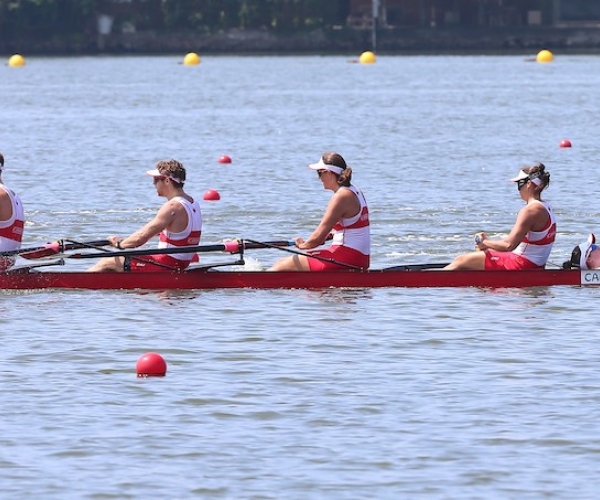 Rowing action