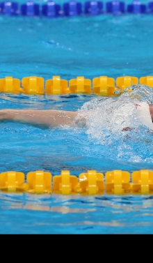 Nicolas swimming in Rio