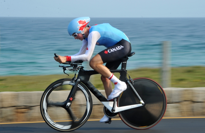 Michael Sametz competes in road cycling at the Rio 2016 Paralympic Games