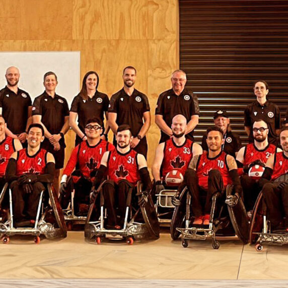 Canadian Wheelchair Rugby Team.