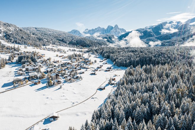 Photos of the snowy landscape of Bellamonte Val di Fiemme | Photos du paysage enneigé de Bellamonte Val di Fiemme