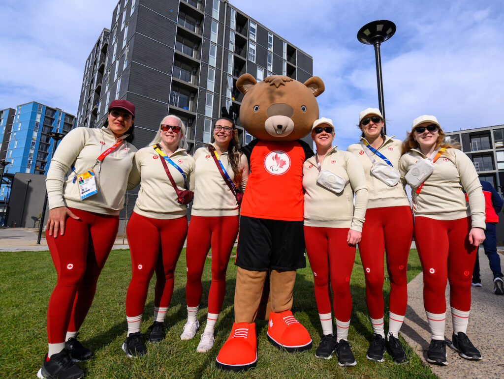 Welcome women's goalball team