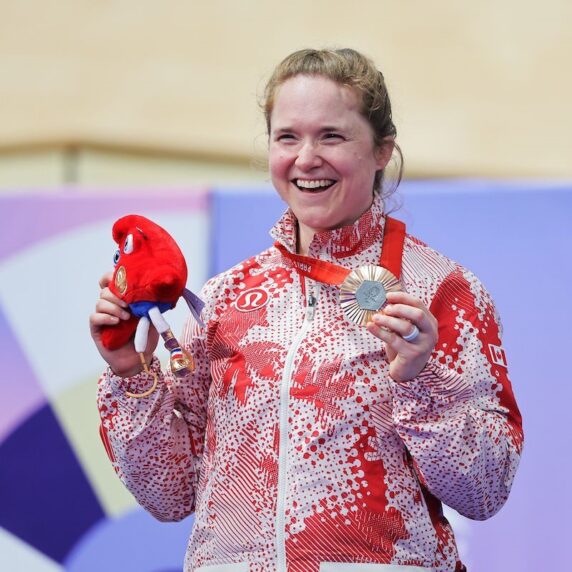 Médaillé de bronze Kate O'Brien, paracyclisme