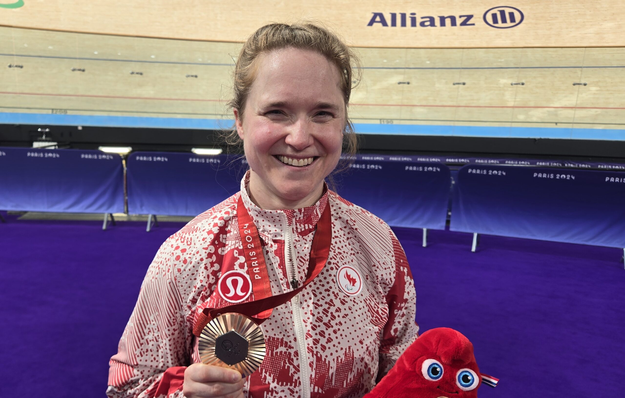 Médaillé de bronze Kate O'Brien, paracyclisme