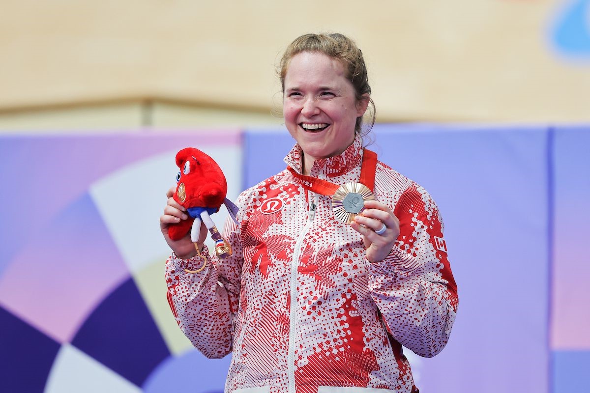 Médaillé de bronze Kate O'Brien, paracyclisme