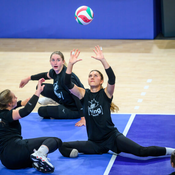 Team Canada Sitting Volleyball Practice