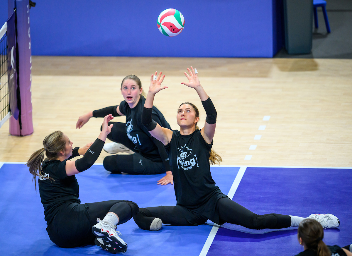 Team Canada Sitting Volleyball Practice