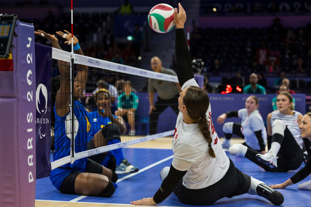Canada's women's sitting volleyball competes at Paris