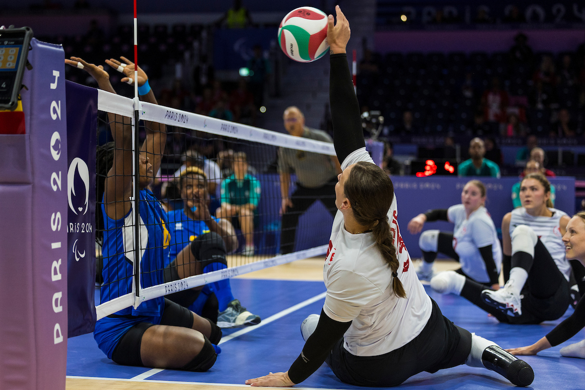 Canada's women's sitting volleyball competes at Paris