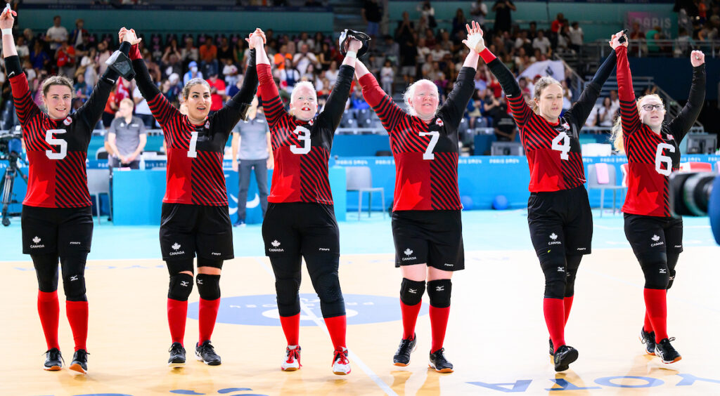 Canada takes on Korea in Women’s Goalball at the 2024 Paralympic Games