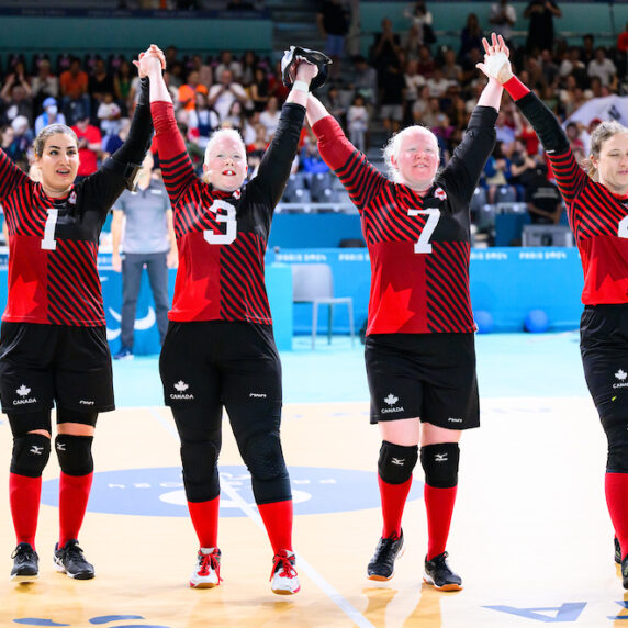 Le Canada affronte la Corée en goalball féminin aux Jeux paralympiques de 2024 à Paris