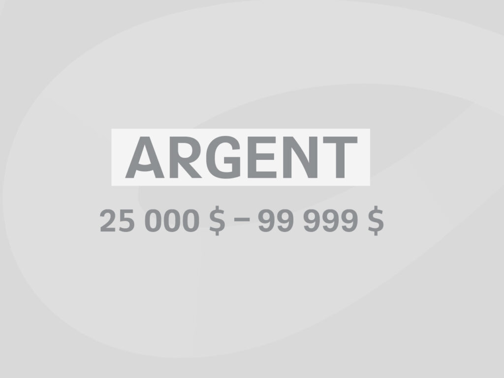 Argent - 25 000 $ – 99 999 $